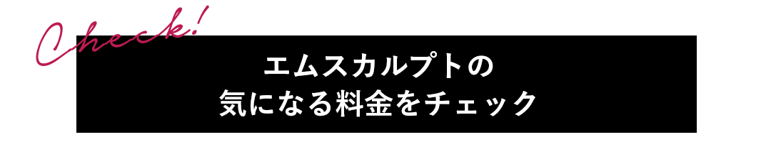 エムスカルプトの気になる料金をチェック